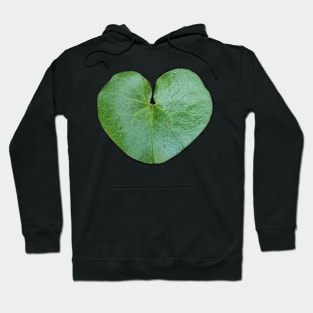 Wild Ginger Leaf Heart Shape Hoodie